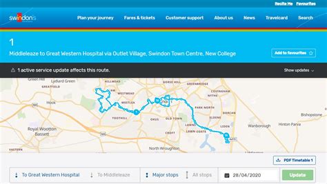 swindon bus route planner.